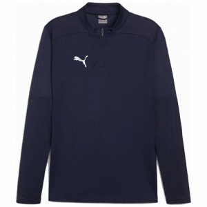 プーマ サッカー メンズ teamFINAL トレーニング 1/4 ジップトップ（PUMA NAVY・サイズ：XL） PUMA PJ-659366-06-XL返品種別A