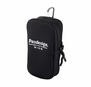 パズデザイン PAC-340 クロロプレンポーチ・ワイド(ブラックホワイト)Pazdesign CHLOROPRENE POUCH WIDE[PAC340] 返品種別A