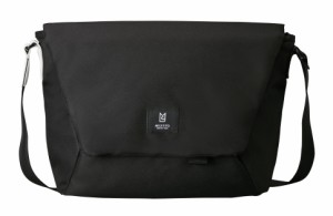 ミレスト MLS464-BK Hutte　メッセンジャーバッグLMILESTO[MLS464BK] 返品種別B