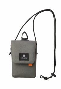 ミレスト MLS813-GY Hutte　モバイルポーチMILESTO[MLS813GY] 返品種別B