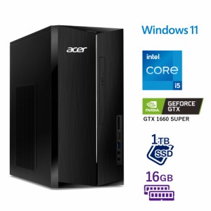 Acer（エイサー） デスクトップパソコン Aspire TC（Core i5/ 16GB/ 1TB SSD/ GeForce GTX 1660 SUPER ）  TC-1780-A56Z/166S返品種別A