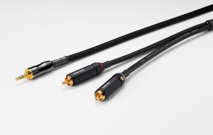 オーブ ラインケーブル(1.0m・1本)【3.5mmステレオミニ⇔RCA×2】 CF-MINI-RCA-N2G1.0M返品種別A