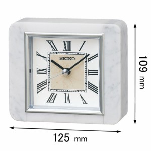 セイコータイムクリエーション 置き時計SEIKO スタンダード置時計 BZ-362-W[BZ362W] 返品種別A