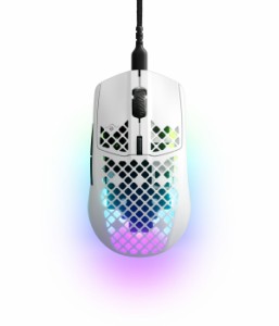 SteelSeries（スティールシリーズ） ゲーミングマウス Aerox 3 2022エディション 6ボタン（ホワイト） 62603J(AEROXSNOW返品種別A