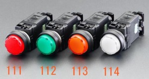 富士電機 DR22E3L-H3 AC110V LED表示灯(赤)[EA940DB111] 返品種別B