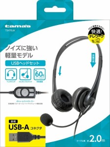 多摩電子 TSH70UK USBヘッドセット[TSH70UK] 返品種別A