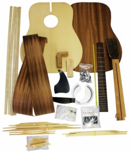 ホスコ GR-KIT-D2 楽器製作キット（フォークギター、マホガニー）HOSCO[GRKITD2] 返品種別B