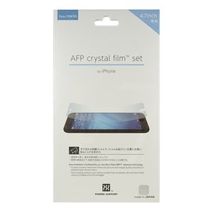 パワーサポート PYC-01 iPhone 6s/6用 AFPクリスタルフィルムセット（2枚入り）AFP crystal film set for iPhone6[PYC01] 返品種別A