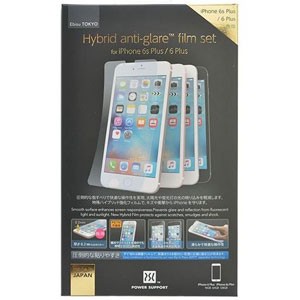 パワーサポート iPhone 6s Plus/6 Plus用 ハイブリッドアンチグレアフィルム PYK-05返品種別A