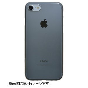 パワーサポート PBY-73 iPhone SE（第2世代）/8/7用 エアージャケットセット（クリアブラック）[PBY73] 返品種別A