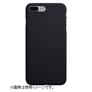 パワーサポート PBK-72 iPhone8 Plus / 7Plus用 エアージャケットセット（ラバーブラック）[PBK72] 返品種別A