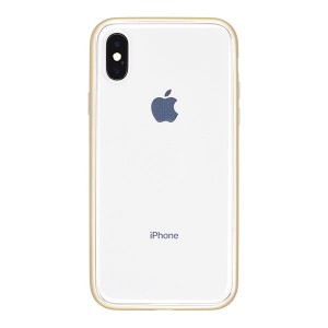 パワーサポート PGK-41 iPhone X用 ハイブリッドケース ショックプルーフ エアージャケット（Rubber Gold）[PGK41] 返品種別A