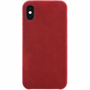 パワーサポート iPhone XS/X用 ウルトラスエード エアージャケット（レッド） Ultrasuede Air Jacket for iPhone X PGK-83返品種別A