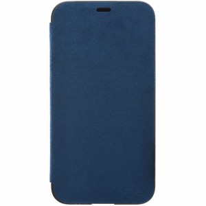 パワーサポート PGK-91 iPhone X用 ウルトラスエード フリップケース（ブルー）Ultrasuede Flip Case for iPhone X[PGK91] 返品種別A