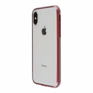 パワーサポート PUY-41 iPhone XS用 エアージャケット ハイブリッドケース（レッド）Air Jacket[PUY41] 返品種別A