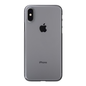 パワーサポート PUY-73 iPhone XS用 エアージャケット（クリアブラック）Air Jacket[PUY73] 返品種別A