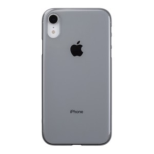 パワーサポート PUK-73 iPhone XR用 エアージャケット（クリアブラック）Air Jacket[PUK73] 返品種別A