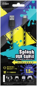 Switch/SwitchLite用　Splash USBケーブル（1.5m） 返品種別B