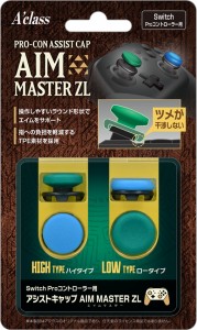 Switch Proコントローラー用アシストキャップ AIM MASTER ZL 返品種別B