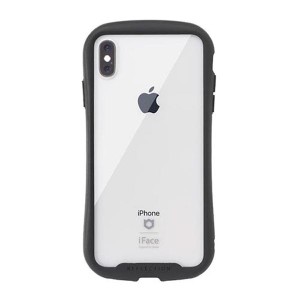 Hamee 41-907153 iPhone XS/X用 iFace REFLECTION 強化ガラスクリアケース（ブラック）[41907153] 返品種別A