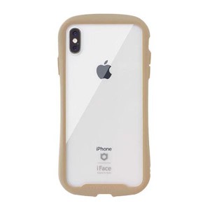 Hamee 41-907191 iPhone XS/X用 iFace REFLECTION 強化ガラスクリアケース（ベージュ）[41907191] 返品種別A