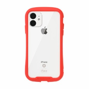 Hamee 41-907382 iPhone 11用 IFACE REFLECTION 強化ガラス クリアケース（レッド）[41907382] 返品種別A