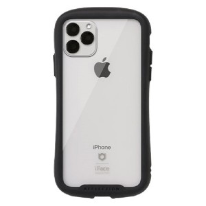Hamee 41-907405 iPhone 11 Pro Max用 IFACE REFLECTION 強化ガラス クリアケース（ブラック）[41907405] 返品種別A