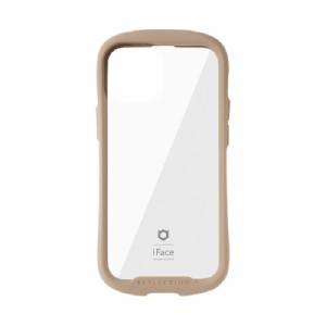 Hamee iPhone 13 mini（5.4インチ）用 ハイブリッドケース IFACE REFLECTION強化ガラスクリアケース　（ベージュ）  41-933060返品種別A