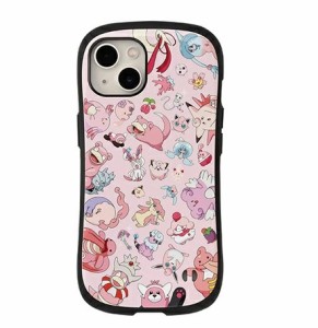 Hamee 41-934906 iPhone 13（6.1インチ）用 ハイブリッドケース IFACE ポケットモンスター（ピンク）[41934906] 返品種別A