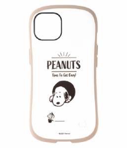 Hamee 41-935446 iPhone 13（6.1インチ）用 ハイブリッドケース iFace CAFE PEANUTS/ピーナッツ ホール[41935446] 返品種別A