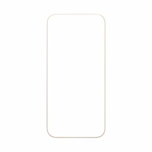 Hamee 41-946534 iPhone 14 Pro（6.1インチ）用 ラウンドエッジ強化ガラス画面保護シート IFACE（ベージュ）[41946534] 返品種別A