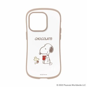 Hamee iPhone 14 Pro用 ハイブリッドケース IFACE FIRST CLASS PEANUTS(ピーナッツ スヌーピー/チョコレート)  41-947487返品種別A