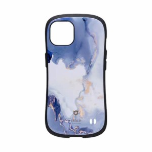 Hamee 41-949252 iPhone 13用 ハイブリッドケース iFace Marble（クラウドブルー）[41949252] 返品種別A