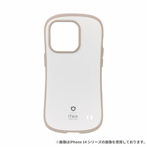 Hamee 41-960141 iPhone15 Pro（6.1inch/3眼）用 ハイブリッドケース iFace Cafe（ミルク）[41960141] 返品種別A