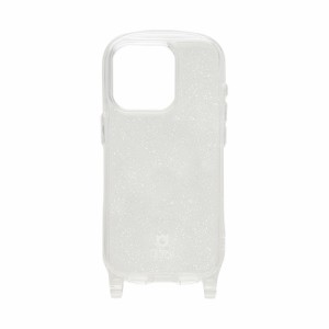 Hamee 41-960974 iPhone15 Pro（6.1inch/3眼）用 TPUケース iFace Hang and（クリア/ラメ）[41960974] 返品種別A