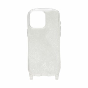Hamee 41-961018 iPhone15 Pro Max（6.7inch/3眼）用 TPUケース iFace Hang and（クリア/ラメ）[41961018] 返品種別A