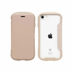 Hamee iPhone SE(第3世代)/SE(第2世代)/8/7用 ダイアリーケース IFACE REFLECTION ダイアリー（ベージュ）  41-967553返品種別A