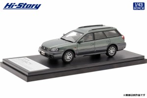 ハイストーリー 1/43 SUBARU LEGACY Lancaster 6 (2001) ミストグリーン・オパール/アッシュグレー・メタリック【HS349GR】ミニカー  返