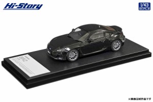 ハイストーリー 1/43 SUBARU BRZ S (2021) クリスタルブラック・シリカ【HS376BK】ミニカー  返品種別B