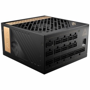 MSI MEG AI1300P PCIE5 ATX電源 1300W（80PLUS PLATINUM認定取得）[MEGAI1300PPCIE5] 返品種別B