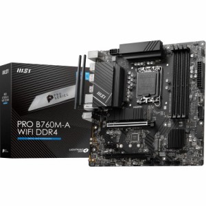 MSI PRO B760M-A WIFI DDR4 MSI PRO B760M-A WIFI DDR4 / microATX対応マザーボード[B760MAWIFIDDR4] 返品種別B