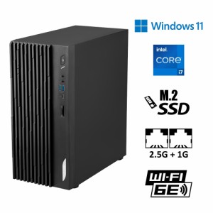 MSI デスクトップパソコン PRO DP180 14-264JP (Core i7-14700/ 16GB/ 1TB SSD/ Intel UHD Graphics 770)  PRO-DP180-14-264JP返品種別B
