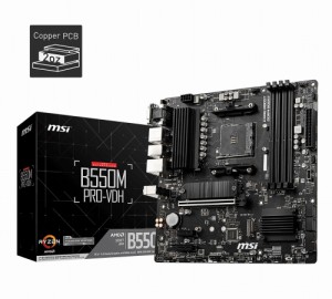 MSI B550M PRO-VDH B550M PRO-VDH MicroATXマザーボード[B550MPROVDH] 返品種別B