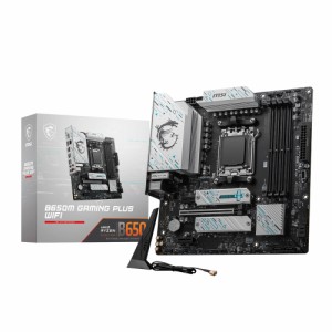 MSI B650MGAMINGPLUSWIFI B650M GAMING PLUS WIFI Micro-ATX対応マザーボード[B650MGAMINGPLUSWIFI] 返品種別B