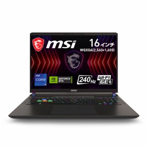 MSI Vector-16-HX-A13VHG-1003JP 16型 ゲーミングノートパソコン Vector 16 HX A13V(Core i9 /メモリ 32GB/ 1TB SSD/ GeForce RTX 4080)