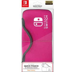 【Switch】QUICK POUCH for Nintendo Switch ピンク 返品種別B