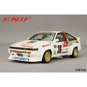 ENIF 1/43 トヨタ スプリンター トレノ N2 1985 カローラ/スプリンター グランドカップ #36 トムス・スプリンター 星野薫【ENIF0033】ミ