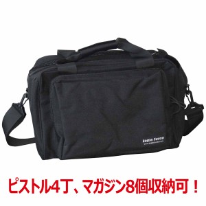 イーグル模型 ピストルバッグV4 (BK)ピストル×4pcs＆アクセサリースペース【5150V4-BK】エアガン  返品種別B