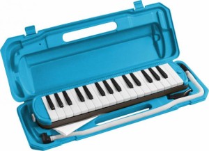 KC 鍵盤ハーモニカメロディピアノ（ネオンブルー）【お名前/ドレミファソラシール付き】 P3001-32K/NEON-BLUE返品種別B