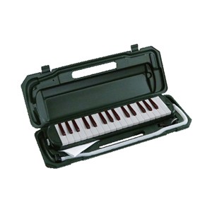 KC 鍵盤ハーモニカメロディピアノ（モスグリーン）【お名前/ドレミファソラシール付き】 P3001-32K/MGR返品種別B